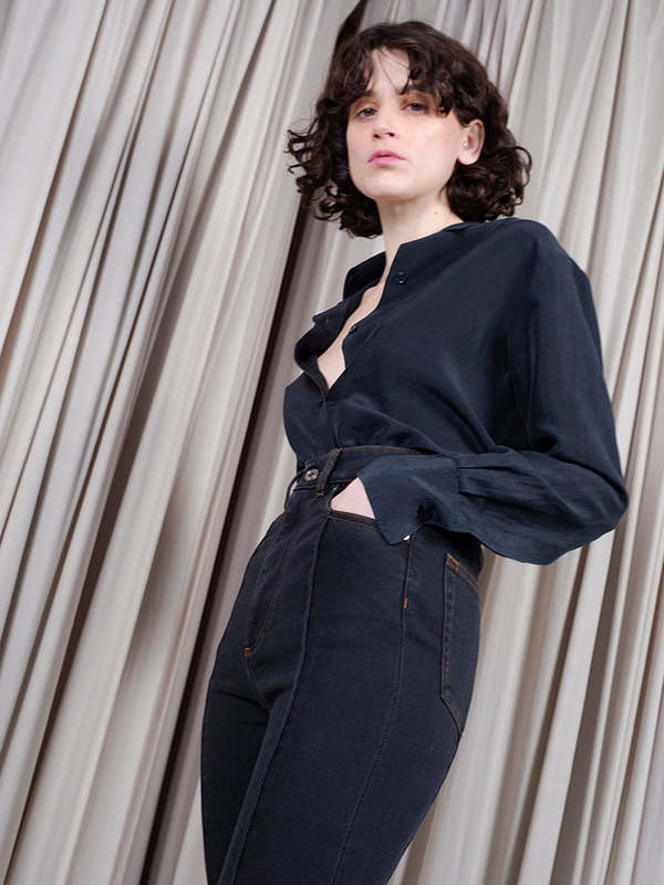 Y/Project Classic Trumpet Jean - Black | Garmentory