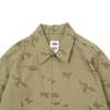 n-hoolywood COMPILE X REBEL FABRIC BY UNDERCOVER X DICKIES WORK SHIRT - GREEN/BEIGE - Thumbnail 4