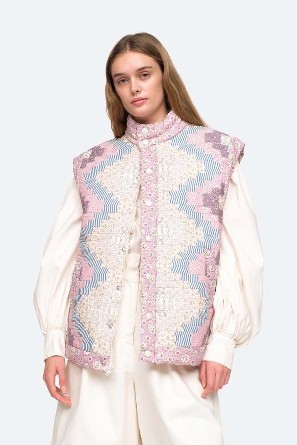 Sea NY Ida Puffer Vest - Multi | Garmentory