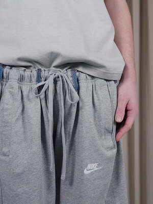 Bless Over Jogging Shorts - Grey/Blue | Garmentory
