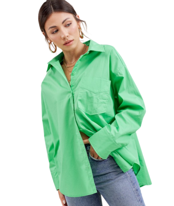 Lola Elena Button Down - Green Lola Elena Button Down - Green