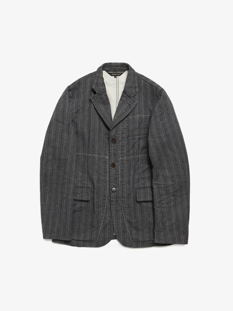 濃紺 80s 実寸XL GARCONS homme Tweed Balmacan