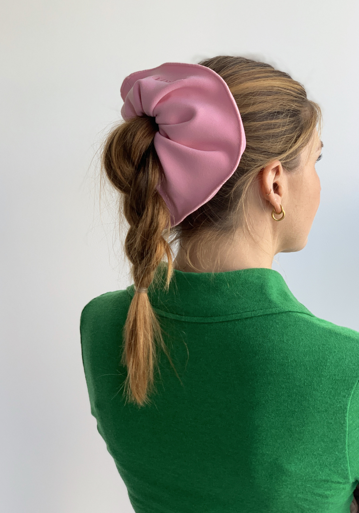 Birrot Hair Scrunchie - Pink | Garmentory display picture 3