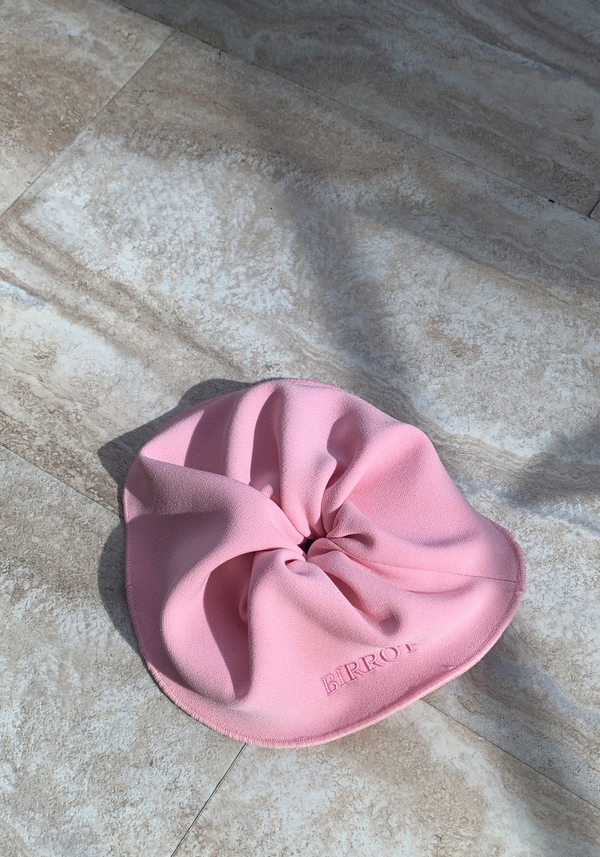 Birrot Oversized Scrunchie Birrot Lay Scrunchie - Burgundy | Garmentory main image 2