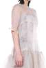 Peng Tai See-through Silk Dress - Grey - Thumbnail 4