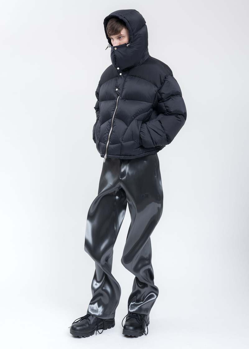 パンツ Heliot Emil Liquid L Trous HELIOT EMIL GRAY LIQUID METAL TROUSERS – TheLuxeLend