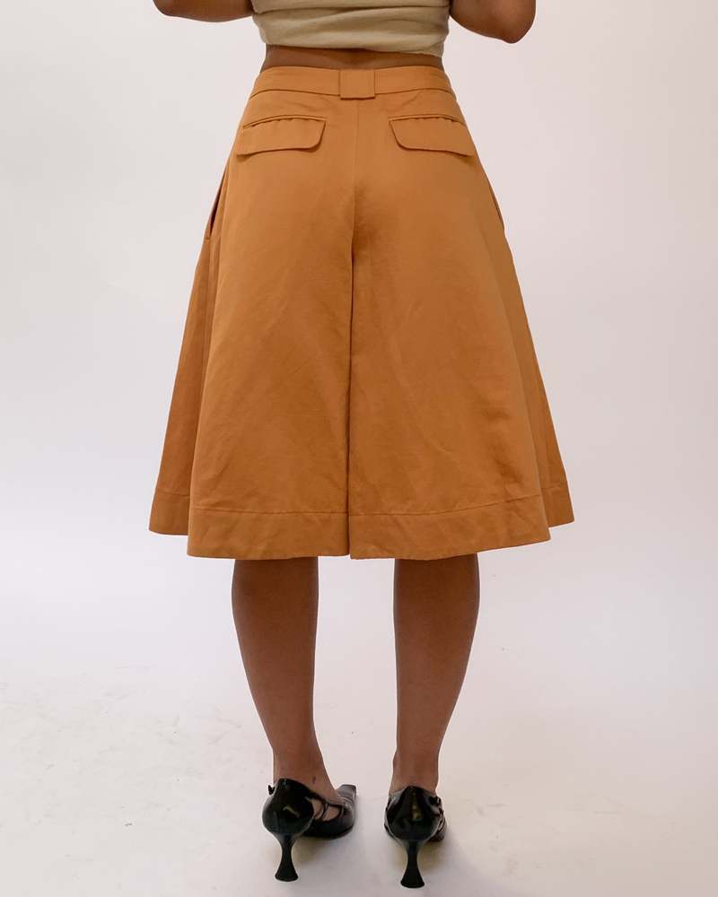 Vintage Jil Sander Wide Leg Shorts - Peanut