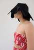 Beklina Flower Hat - Black - Thumbnail 2