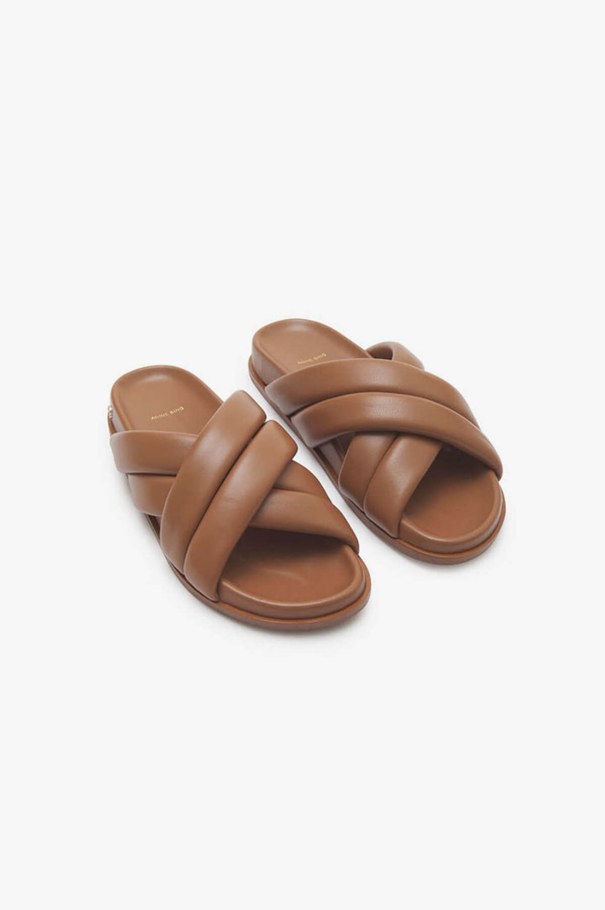 【関税込み】Lizzie Slides - Anine Bing - Leather - Black Lizzie Slides - Black | house of lolo