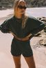 Araminta James Terry Sweatshirt - Emerald - Thumbnail 2