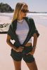 Araminta James Terry Sweatshirt - Emerald - Thumbnail 5
