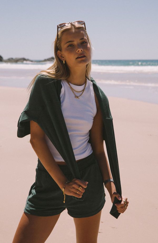 Araminta James Terry Sweatshirt - Emerald