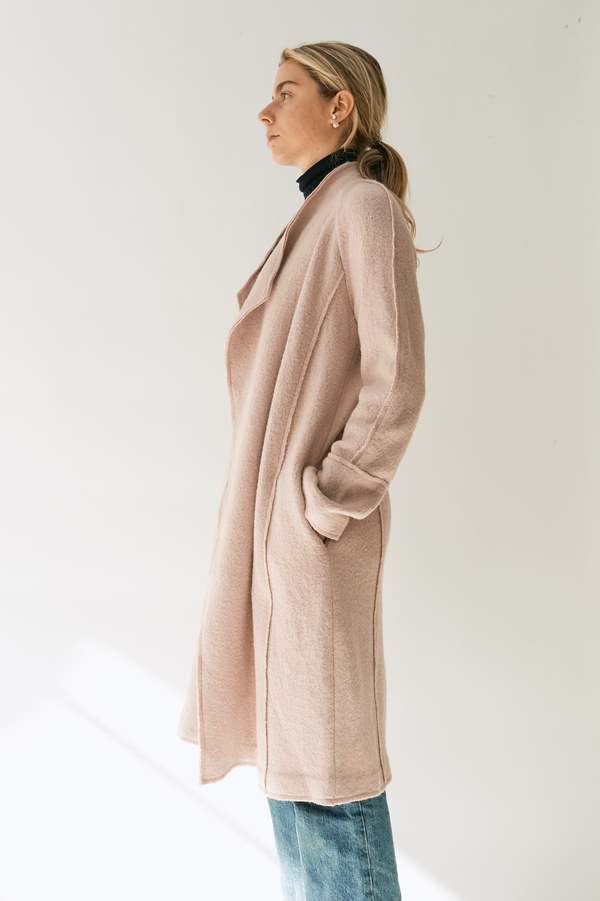 tahari open front coat