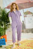Back Beat Co. Organic Cotton Boiler Suit - Iris - Thumbnail 2