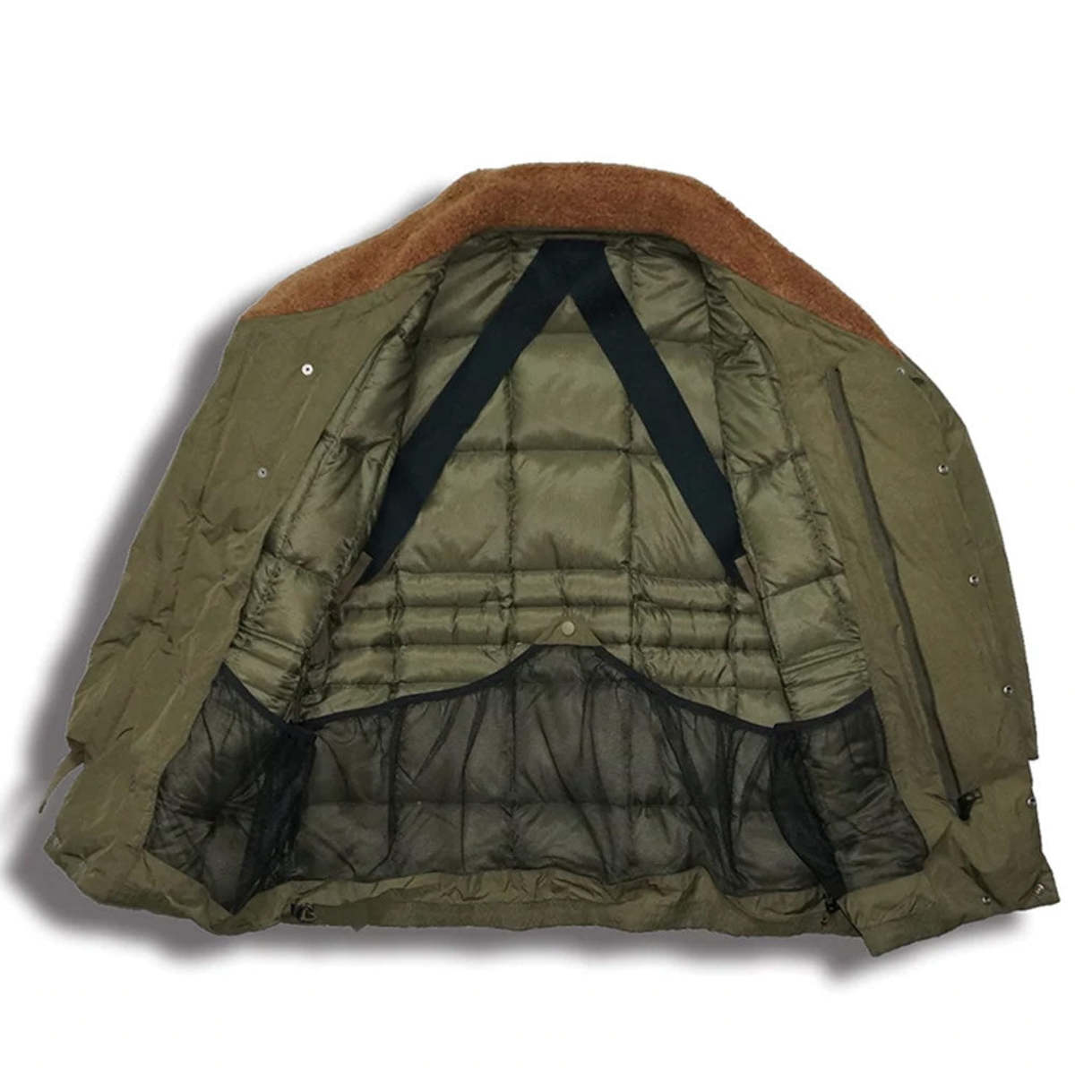 Norbit Norbit Shawl Collar BOA Down Jacket - Olive | Garmentory