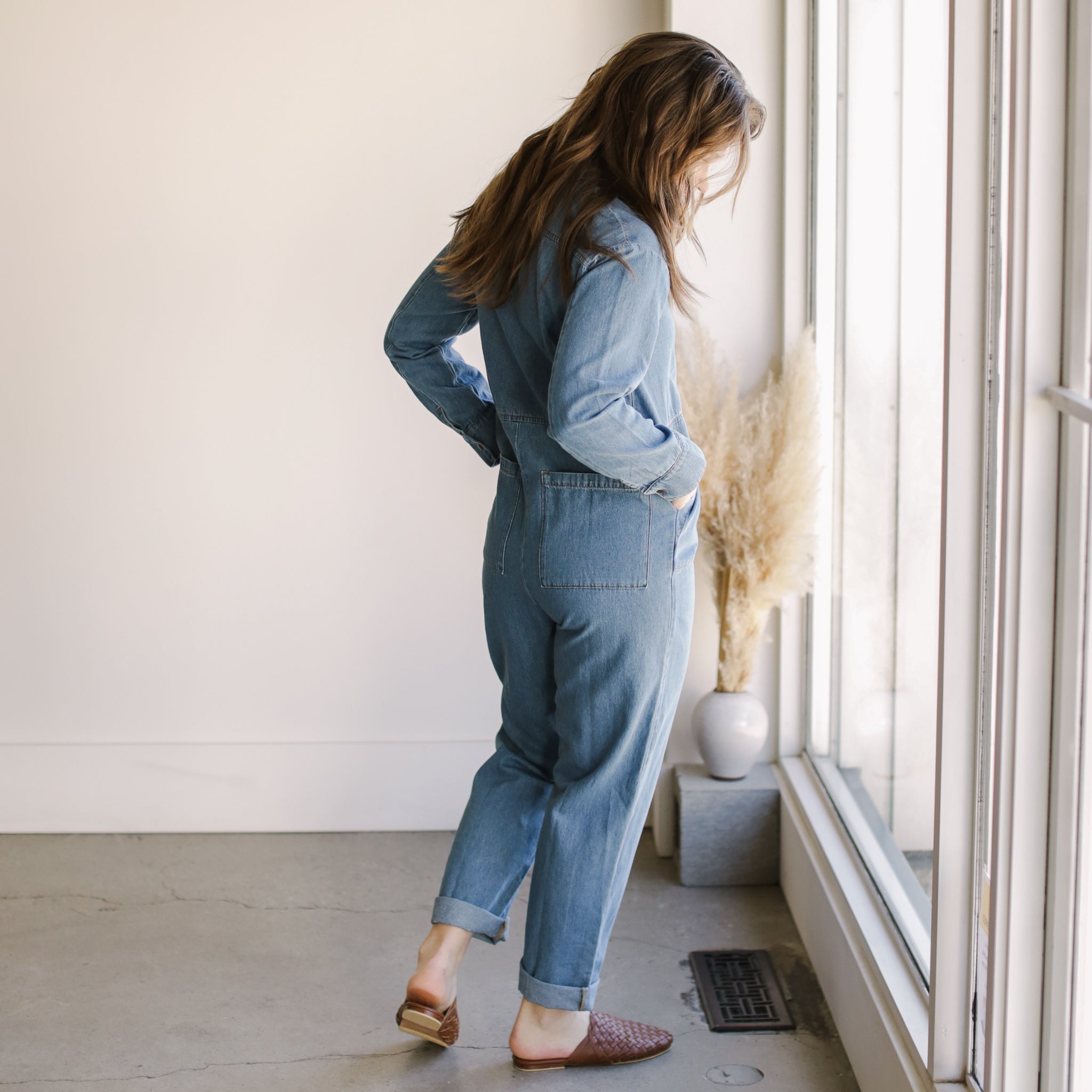 The Simple Folk The Denim Boiler Suit Garmentory