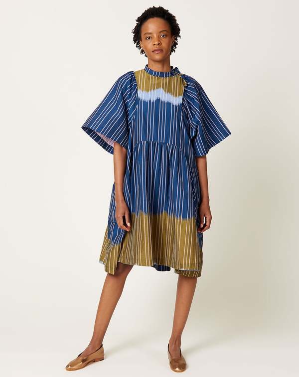 Henrik Vibskov Bowl Dress - Navy Blue Tapenade | Garmentory