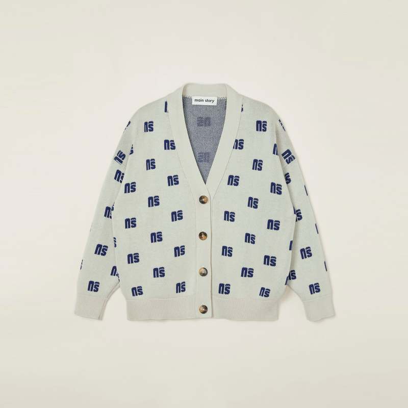 トップス main story  6y jacquard cardigan Kid's Main Story Jacquard Cardigan | Garmentory