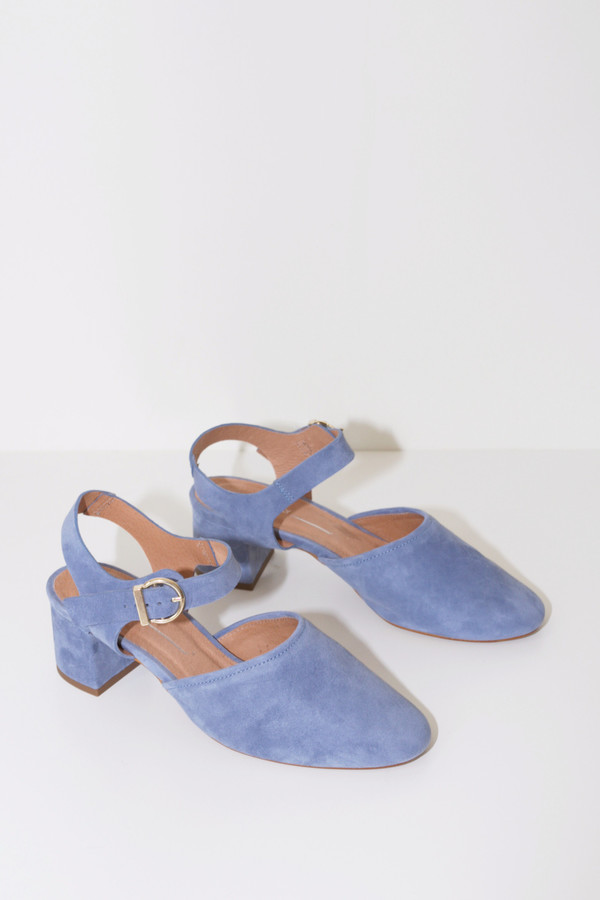 Intentionally Blank Crystal Suede Blue | Garmentory display picture 2