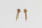 Mondo Mondo Crystal Soleil Earrings - 18K Gold Plated - Thumbnail 6