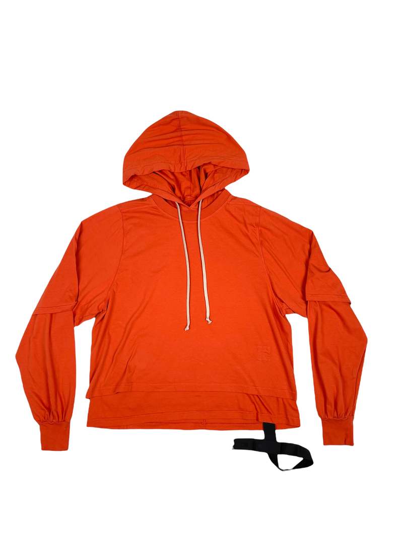 トップス rick owens HUSTLER HOODIE Black Porterville Hustler Hoodie by Rick Owens DRKSHDW on Sale