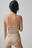 Maryam Nassir Zadeh | Deia Tie Front One Piece in Nude - Thumbnail 4