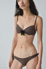 Roxana Salehoun | Balconette Bra in Brown - Thumbnail 5
