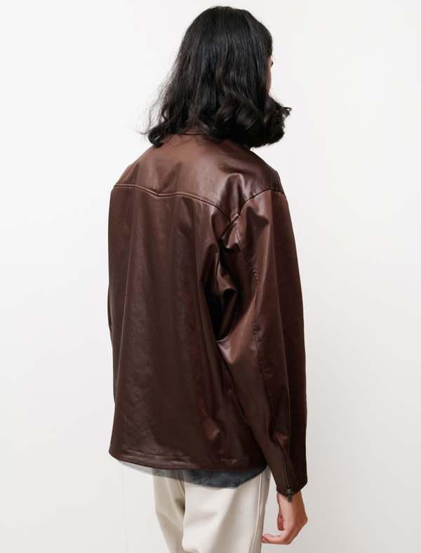 Needles Single Riders Jacket - Sateen Brown | Garmentory