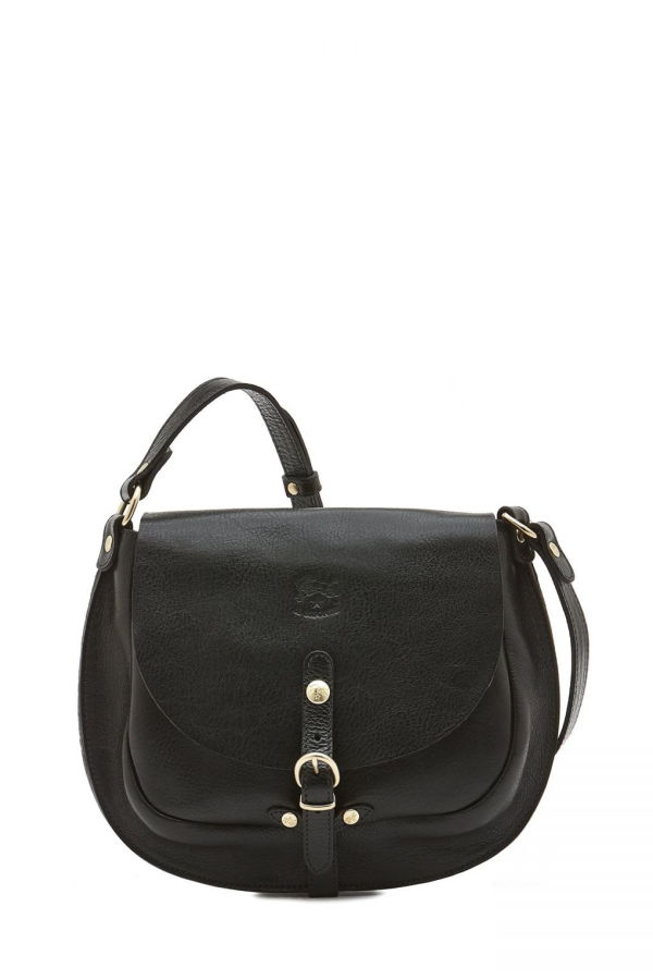 Il Bisonte GAIA SHOULDER BAG - BLACK