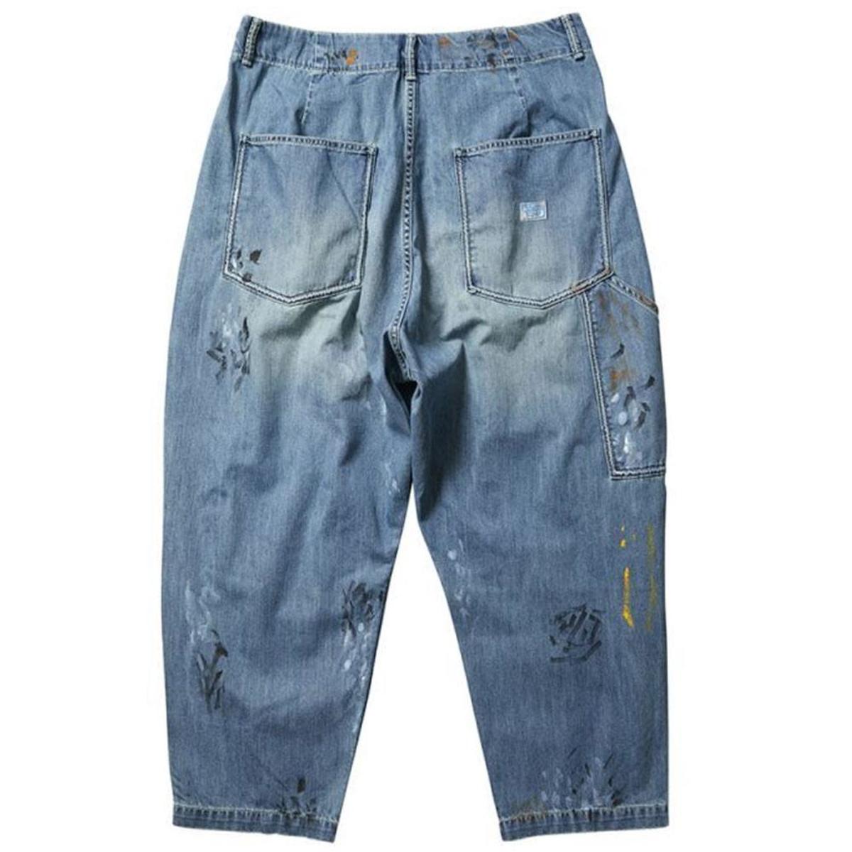 Liberaiders Denim Painter Sarrouel Pants - Indigo | Garmentory