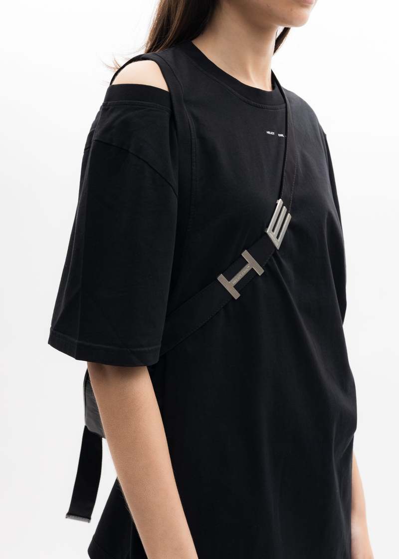 Heliot Emil SMALL ASYMMETRIC BAG - BLACK | Garmentory 