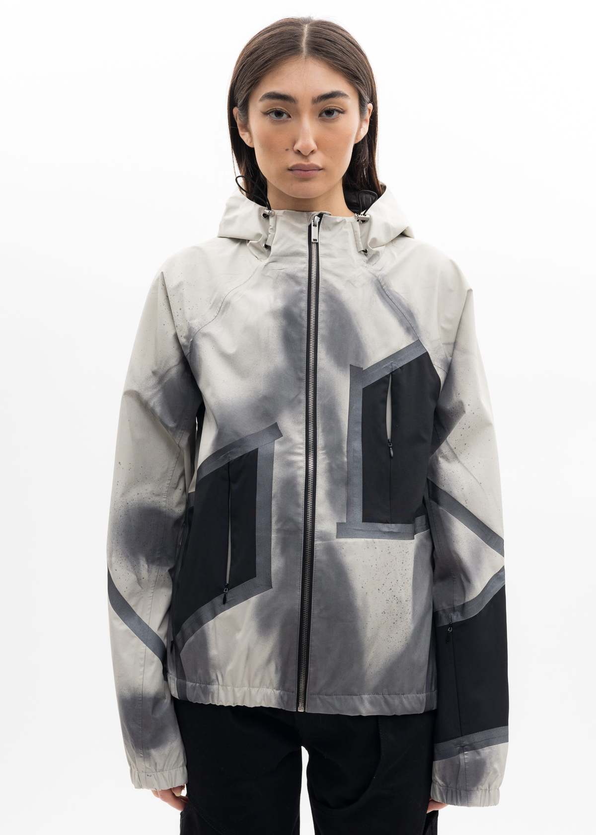 Heliot Emil Exuvia Windbreaker - Stone | Garmentory