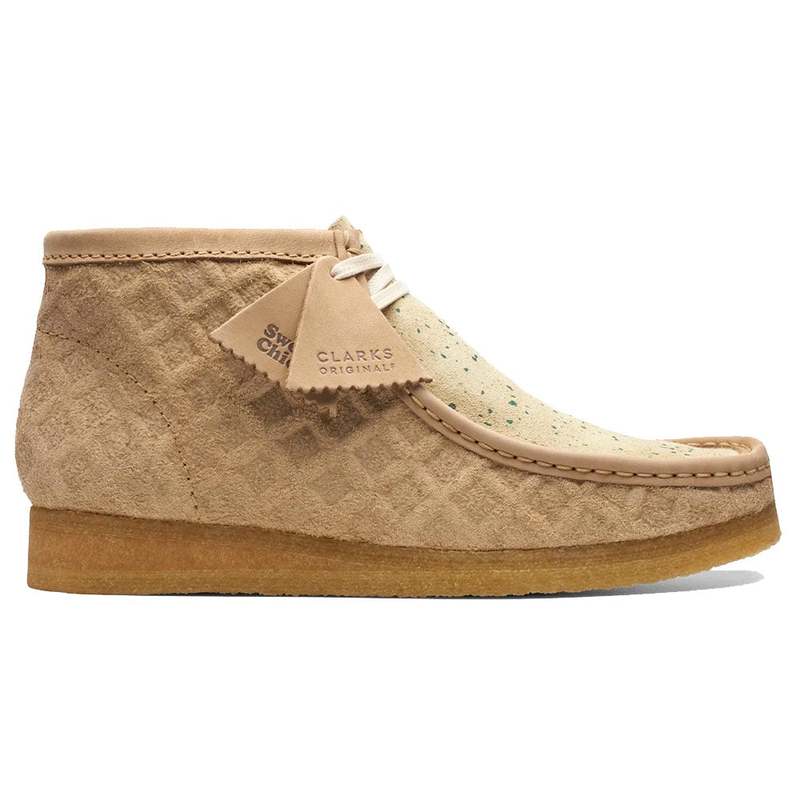Clarks Wallabee Boot - Natural/Green | Garmentory