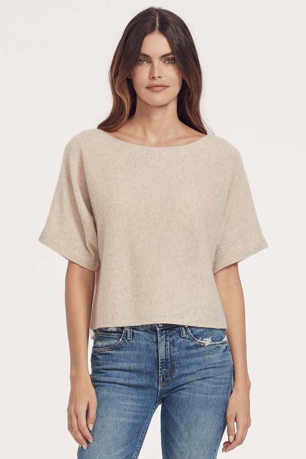 360 Cashmere Clara Sweater - Oatmeal