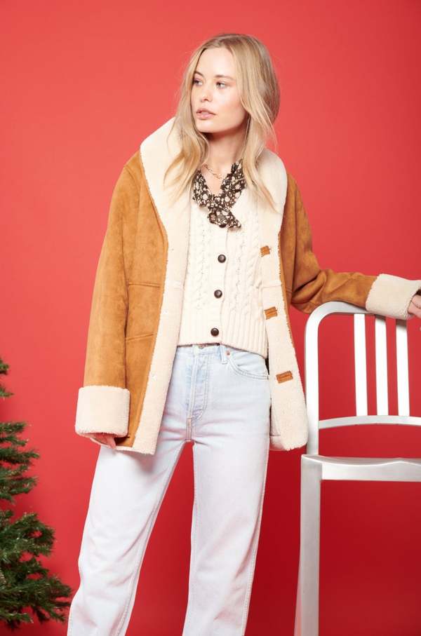 Mother Denim The Shawl Collar Timber Jacket - Pit Stop | Garmentory