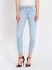 J Brand 835 Mid Rise Crop Skinny Jean - Light Denim - Thumbnail 1