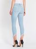 J Brand 835 Mid Rise Crop Skinny Jean - Light Denim - Thumbnail 3