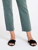 J Brand Adele Mid Rise Straight Jean - GREEN - Thumbnail 5