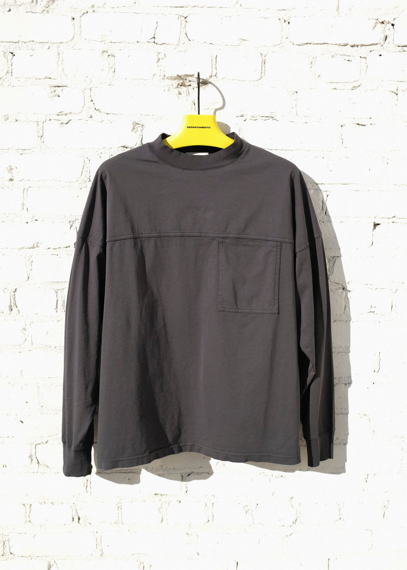 cotton mock neck