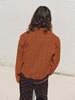 Luiny Poplin Shirt Jacket - Indian Orange Check - Thumbnail 3