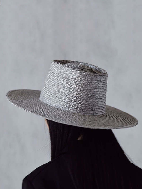 Janessa Leone Cameron Straw Hat Size Medium display picture 3