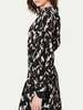 IRO Carola Dress - Black/Ecru - Thumbnail 4
