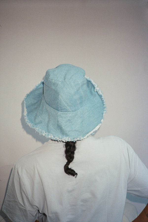 Ashley Rowe BUCKET HAT - MEDIUM BRIM DENIM
