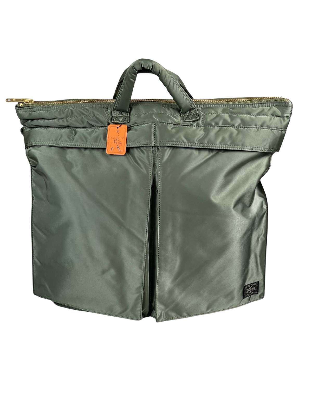 Porter TANKER 2WAY HELMET BAG - GREEN | Garmentory