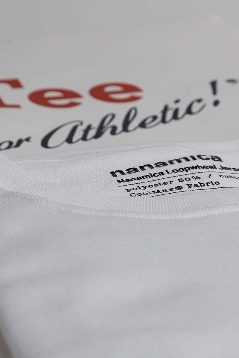 nanamica loopwheel jersey tee tシャツ white White Loopwheel COOLMAX Jersey T-shirt by nanamica on Sale