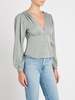 FRAME Denim Empire Pleat Top - green - Thumbnail 3