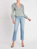 FRAME Denim Empire Pleat Top - green - Thumbnail 1