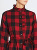 FRAME Denim Flannel Check Dress - red - Thumbnail 4