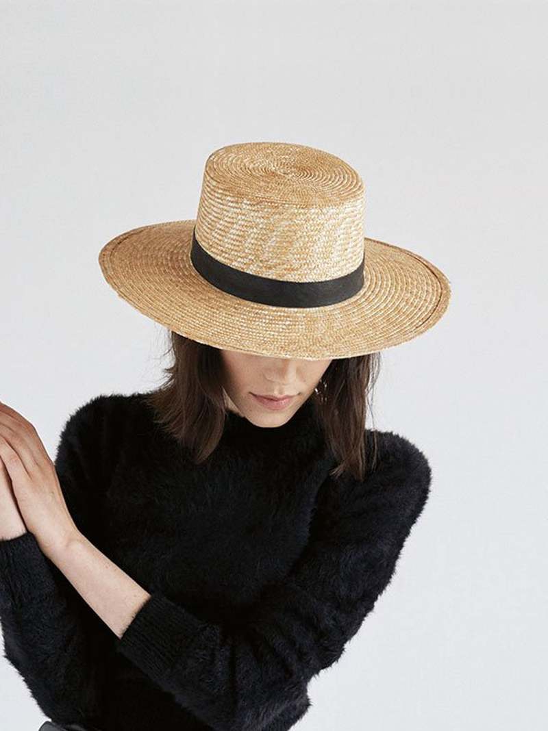 Janessa Leone Klint Boater Hat | Garmentory