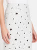 Zoe Karssen Stars All Over Slim Fit Tube Skirt - Heather Grey - Thumbnail 4